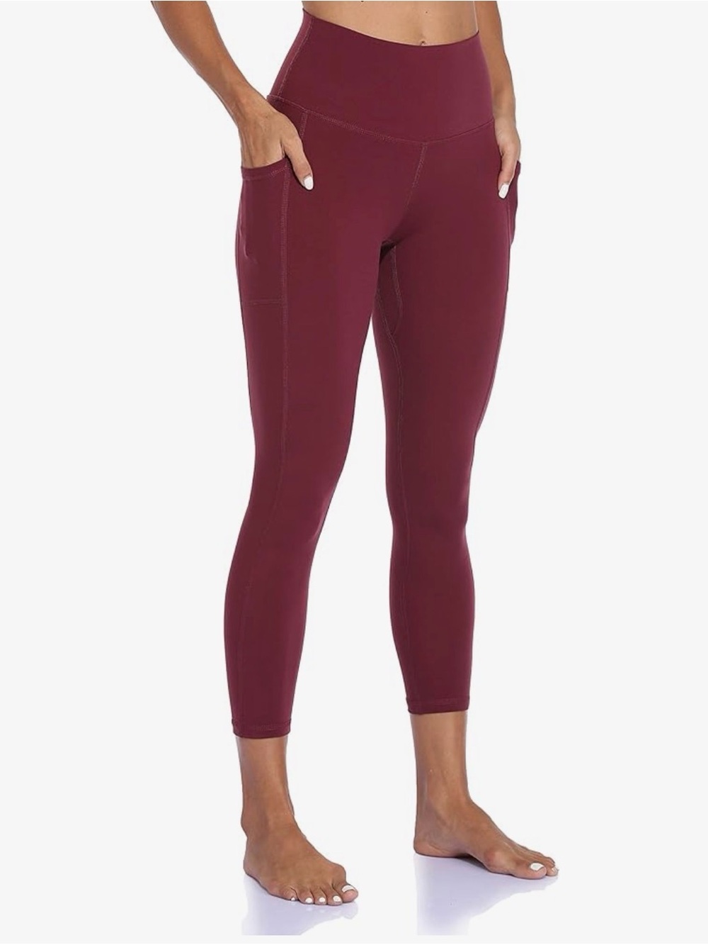 Colorfulkoala Women's High Waisted Leggings w/Pockets. Size M. NWOT. - Picture 4 of 4